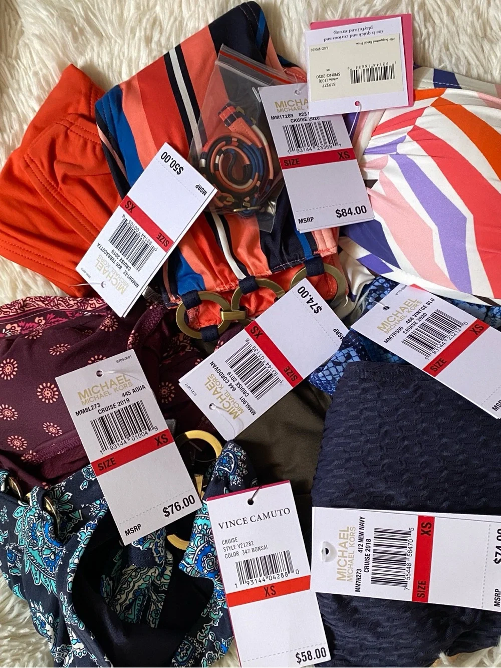 Mix Bikini Brands lots Size Extra Small Top and Bottom Swimwear
